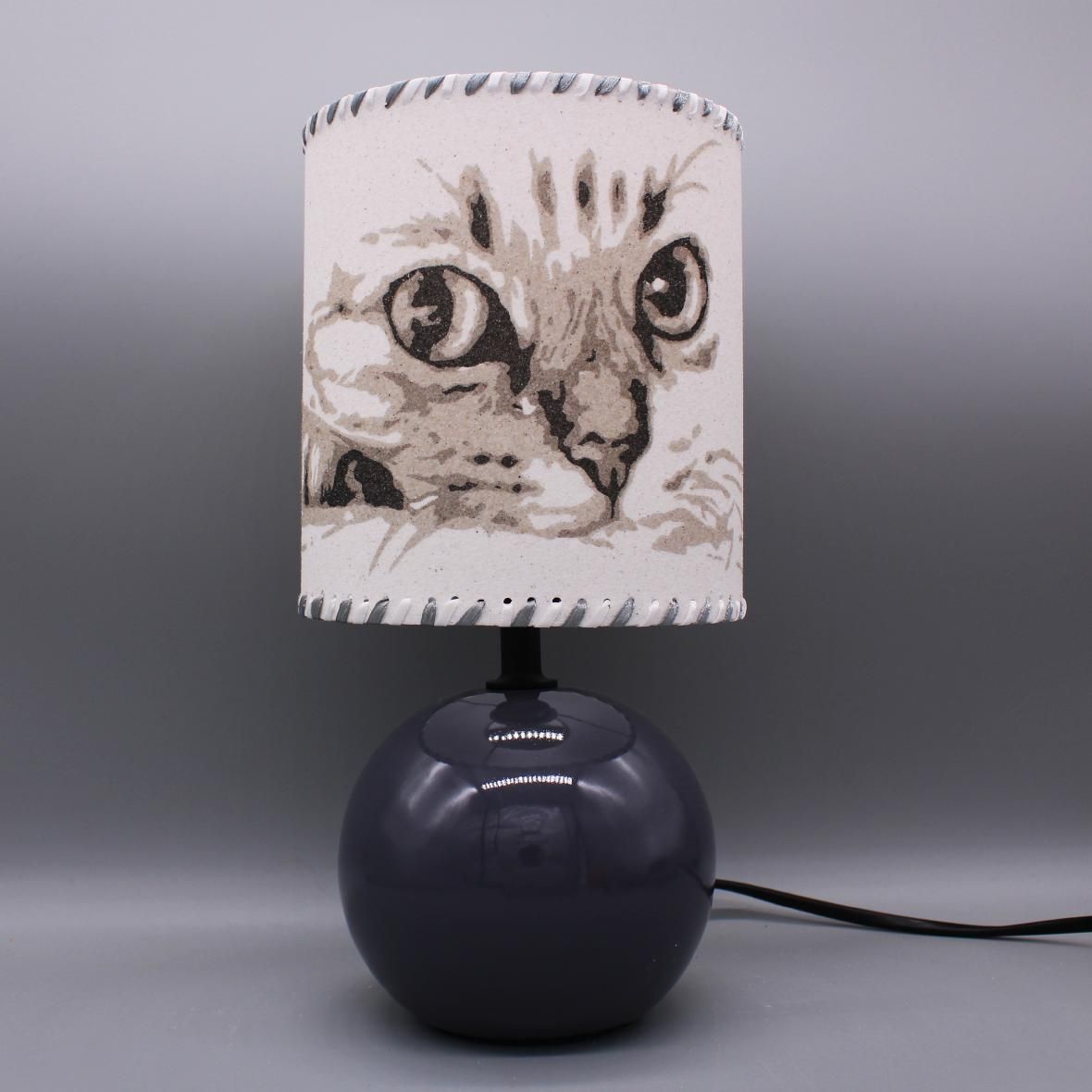 Sticker trompe l'oeil chat