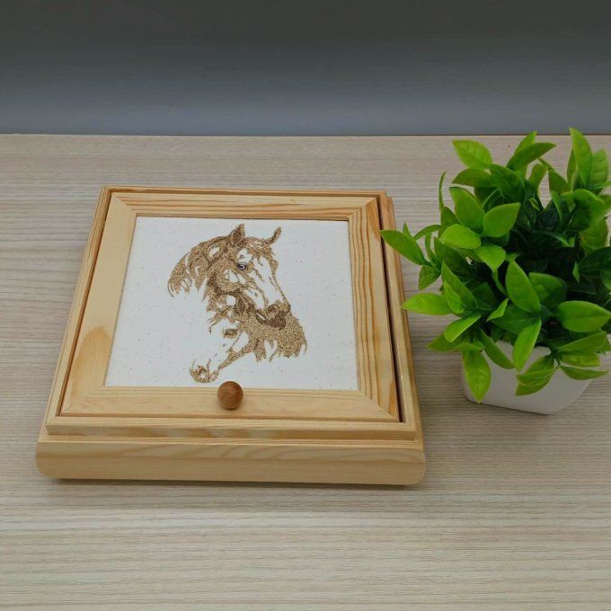 Boite à bijoux chevaux complices