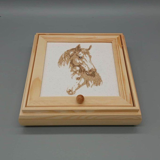 Boite à bijoux chevaux complices