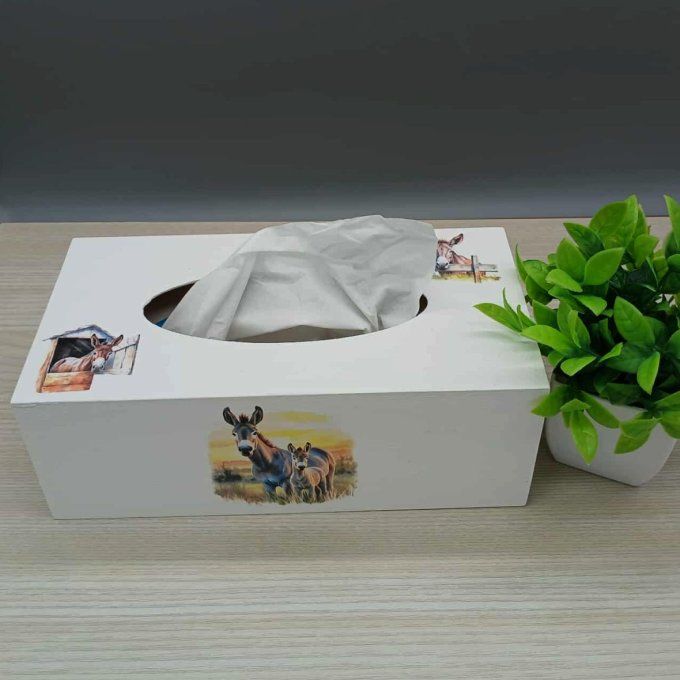 Boite à mouchoirs - Anes