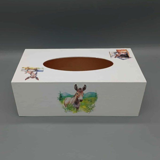 Boite à mouchoirs - Anes