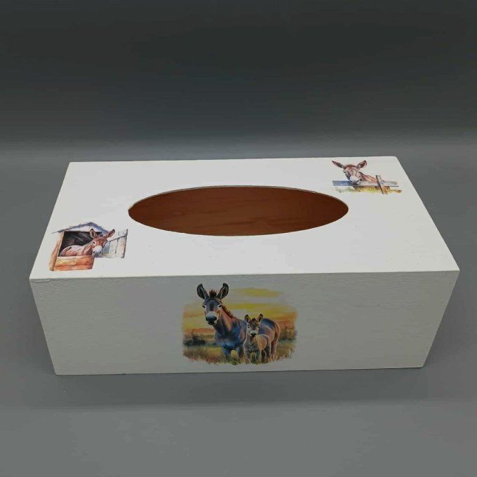 Boite à mouchoirs - Anes