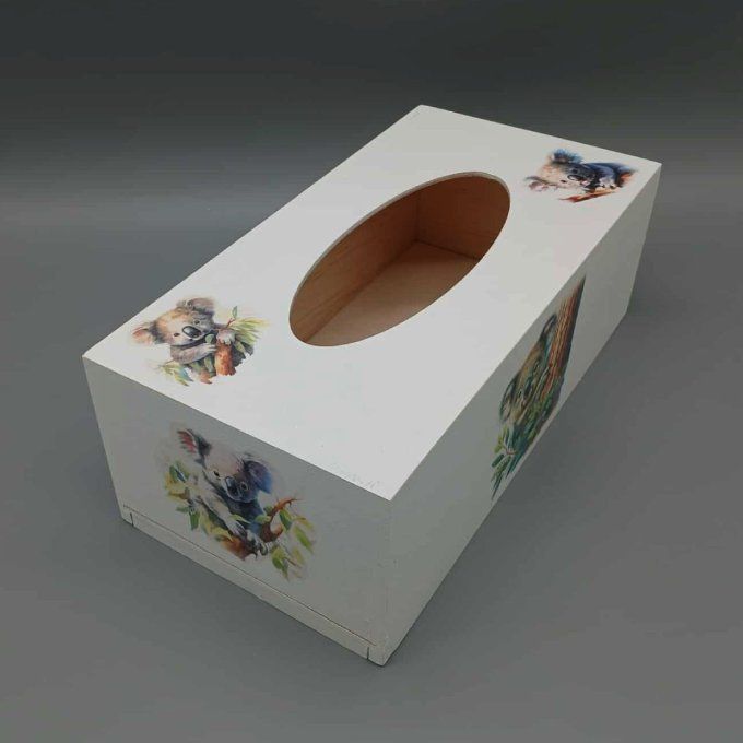 Boite à mouchoirs - Koalas malicieux