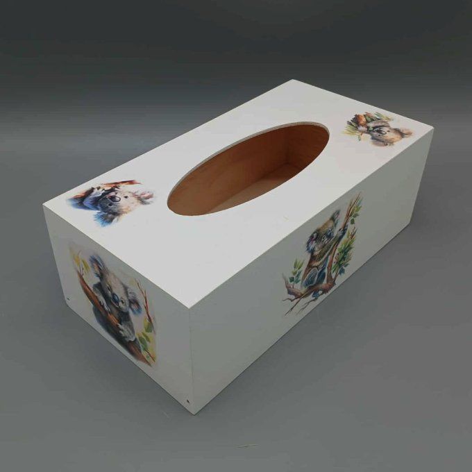 Boite à mouchoirs - Koalas malicieux