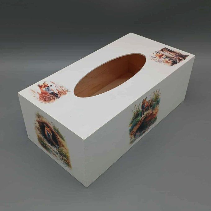 Boite à mouchoirs - Le refuge du renard