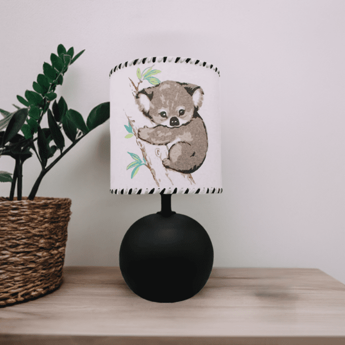 Lampe artisanale avec petit koala – veilleuse douce pour bébé