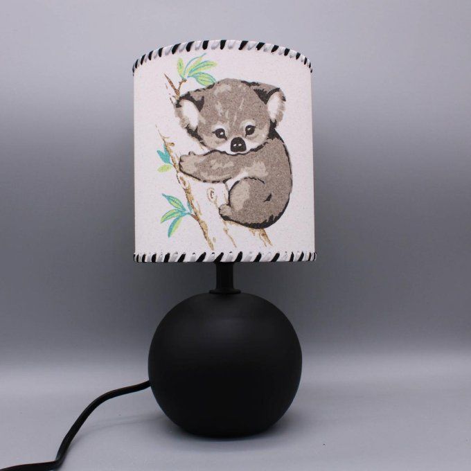 Lampe Koala pied noir