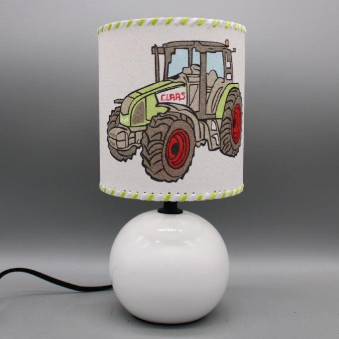 Lampe Tracteur Claas pied blanc