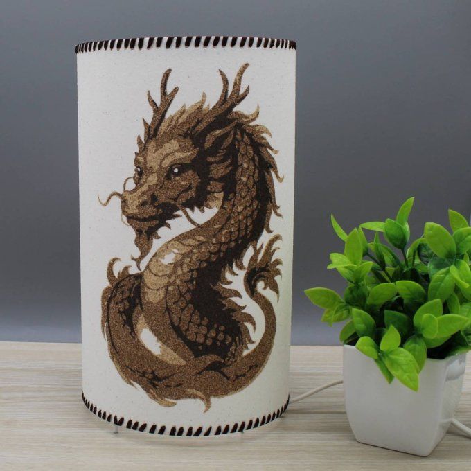 lampe cylindre dragon