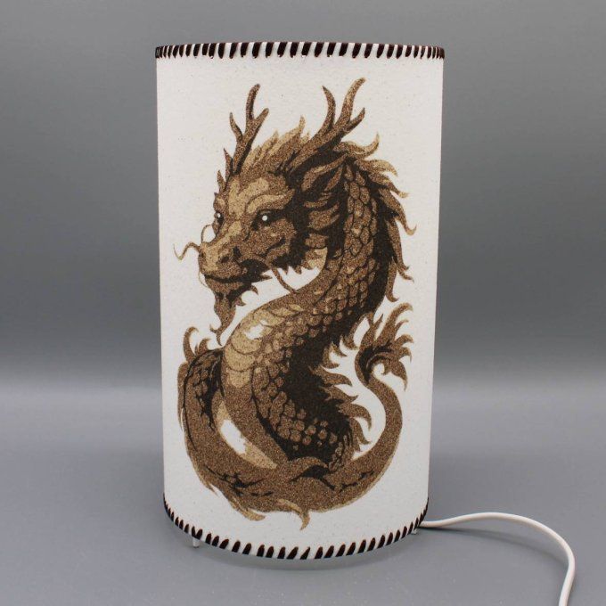 lampe cylindre dragon imperial