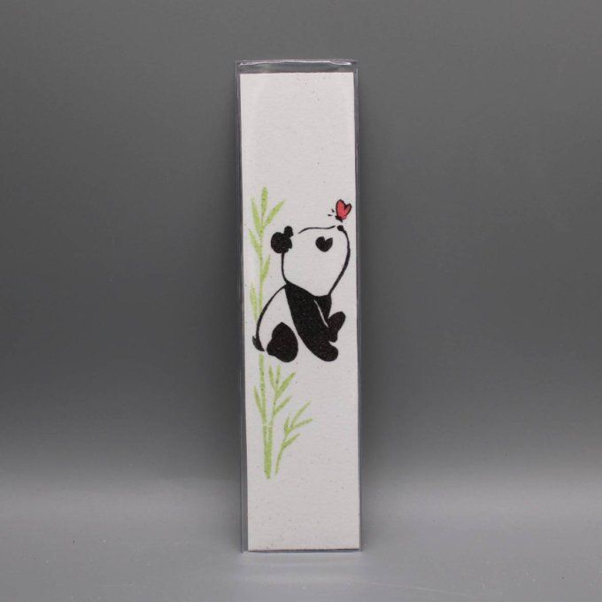 Marque-pages en sable - Pandi panda