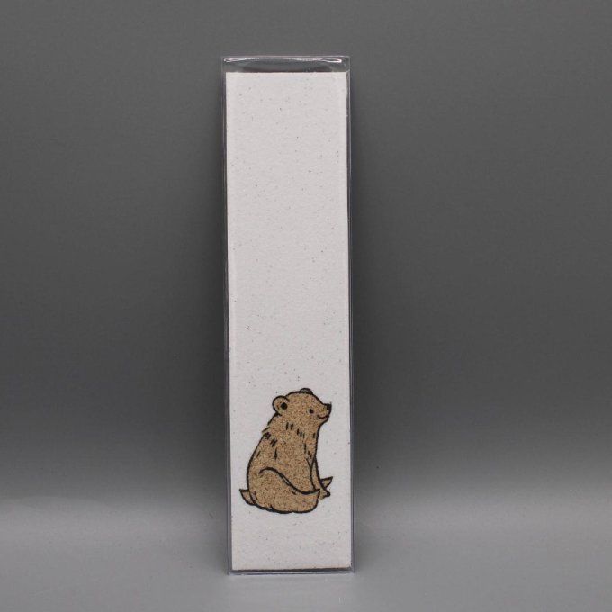 marque-page avec un ours brun