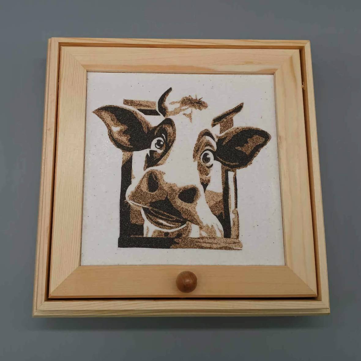 Boite à bijoux Vache malicieuse