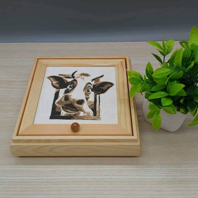 Boite à bijoux Vache malicieuse