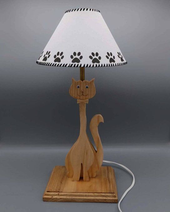Lampe avec abat-jour en sable - Chouette Patounes