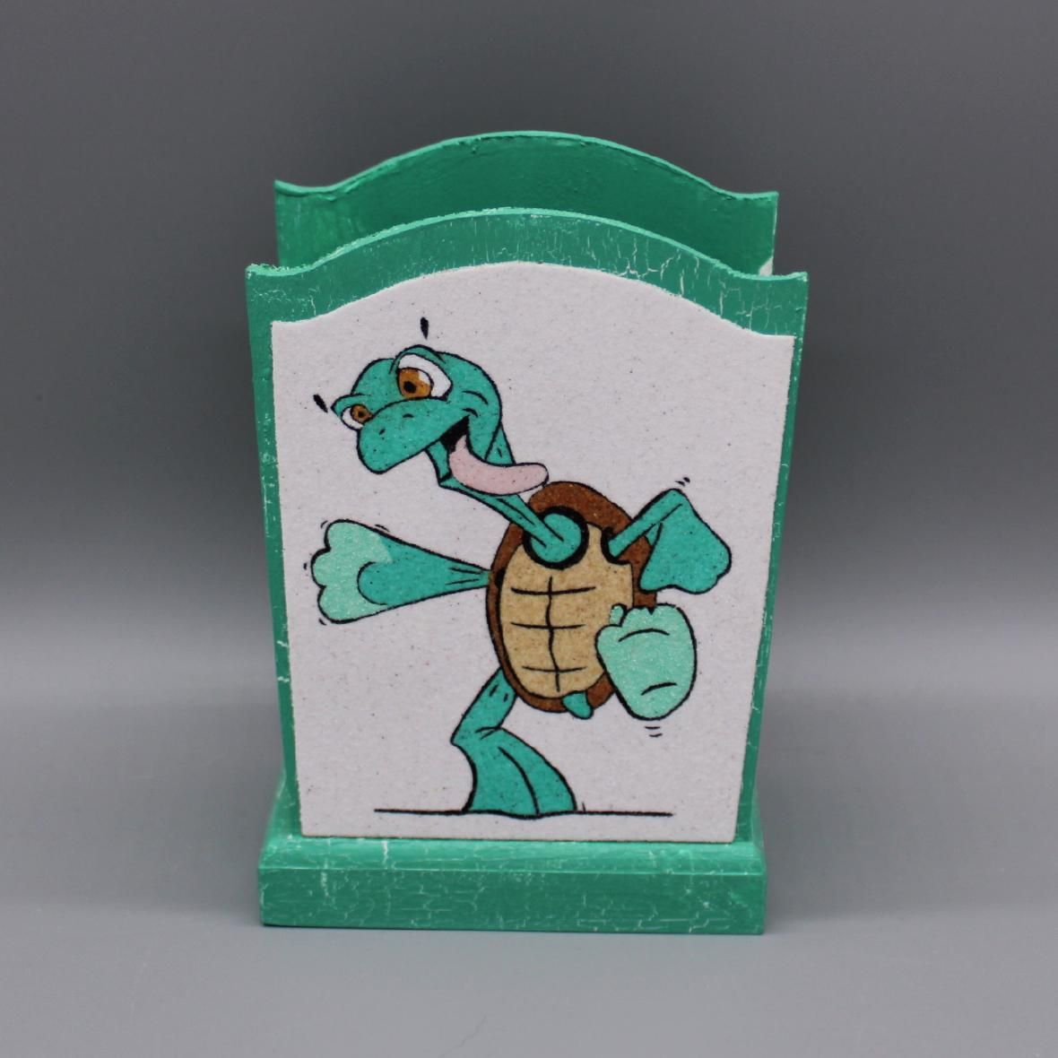 Pot à crayons - Crazzy turtle