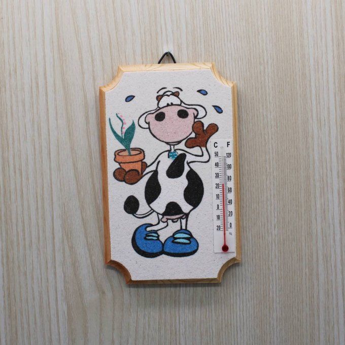  Thermomètre d'intérieur -  Vache 